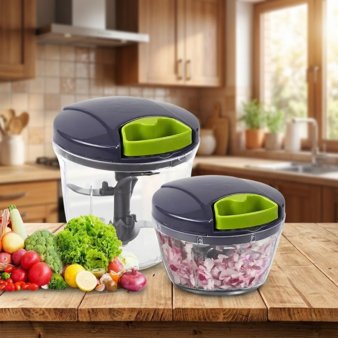 Multi-Functional Manual Vegetable Chopper
