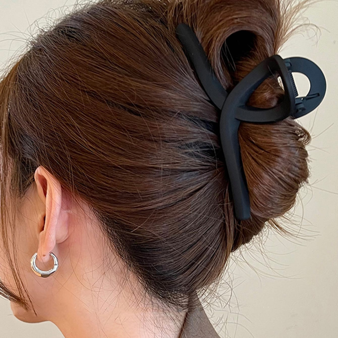 3PCS Large Matte Hair Claw Clips for Women